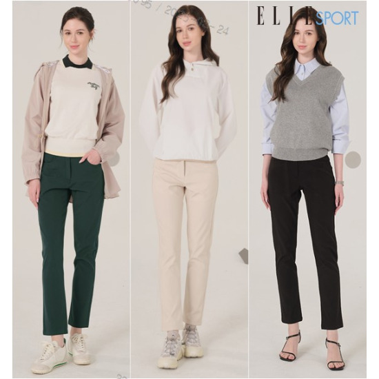 [엘르스포츠]엘르스포츠 25FW 여성 기능성 릴렉스 팬츠 3종