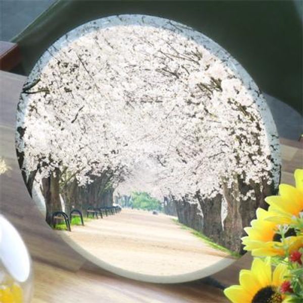 교보문고 꾸밈 na765-LED액자25R 벚꽃길따라