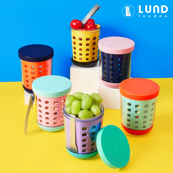 [룬드런던][룬드런던] 후르츠팟 과일 도시락통 600ml 6컬러