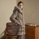 [유로컬렉션][정가 1,490,000원]사가폭스퍼 트리밍 휘메일 풀스킨 밍크 롱코트