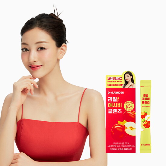 [랩노쉬][1박스] 지효 PICK! 닥터랩노쉬 리얼 애사비 클렌즈 10일분