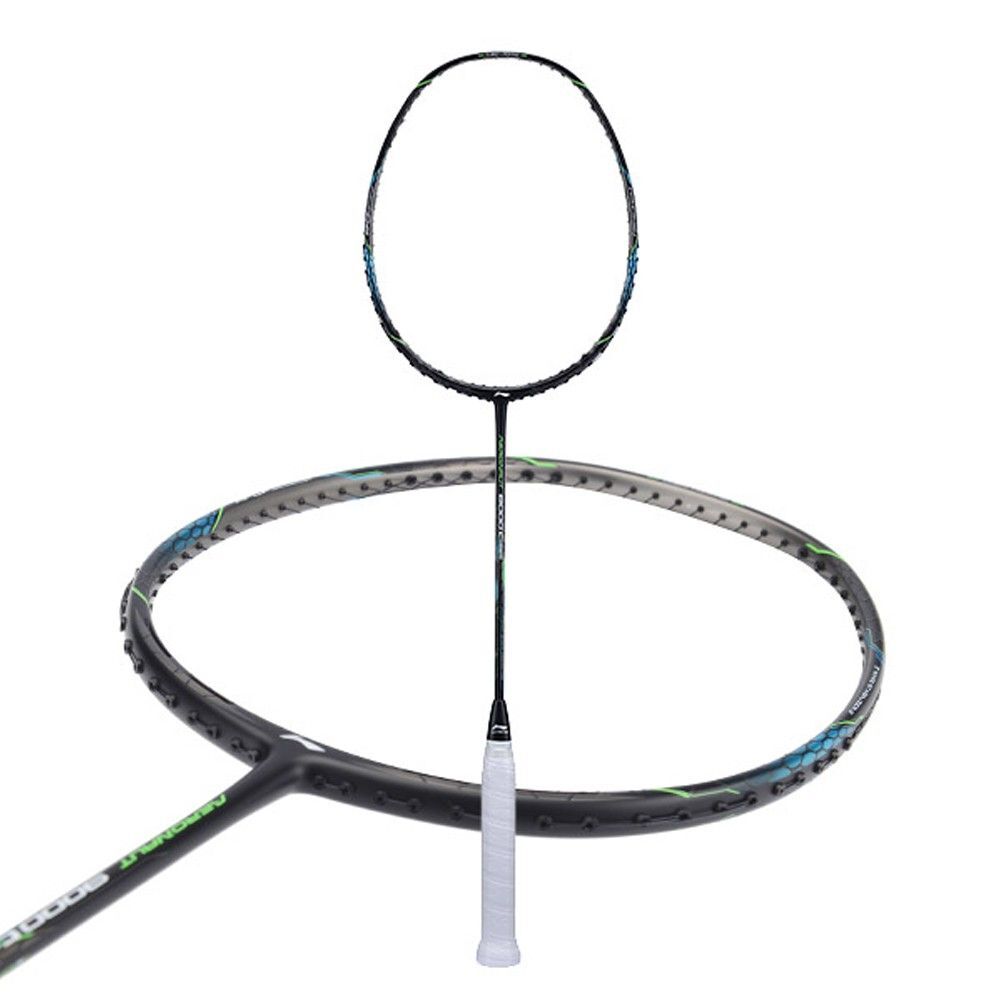 오너클랜 LJSing 배드민턴 라켓 에어로넛 8000C 블랙.블루 AYPN