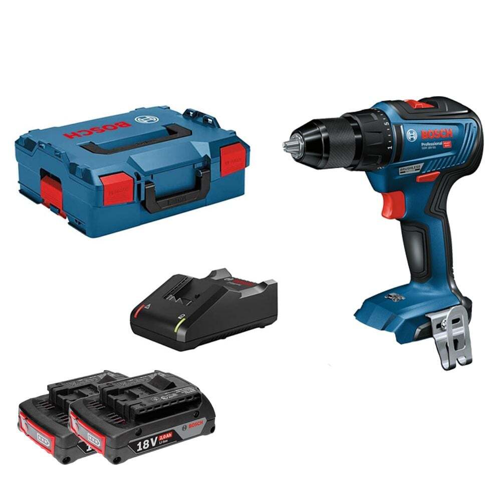 지오벤처스 보쉬/GSR 18V-55/충전 드릴 드라이버/전동드릴/전동드라이버/2.0Ah/풀세트