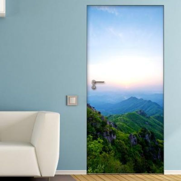 교보문고 꾸밈 ia475-대둔산의절경 현관문시트지