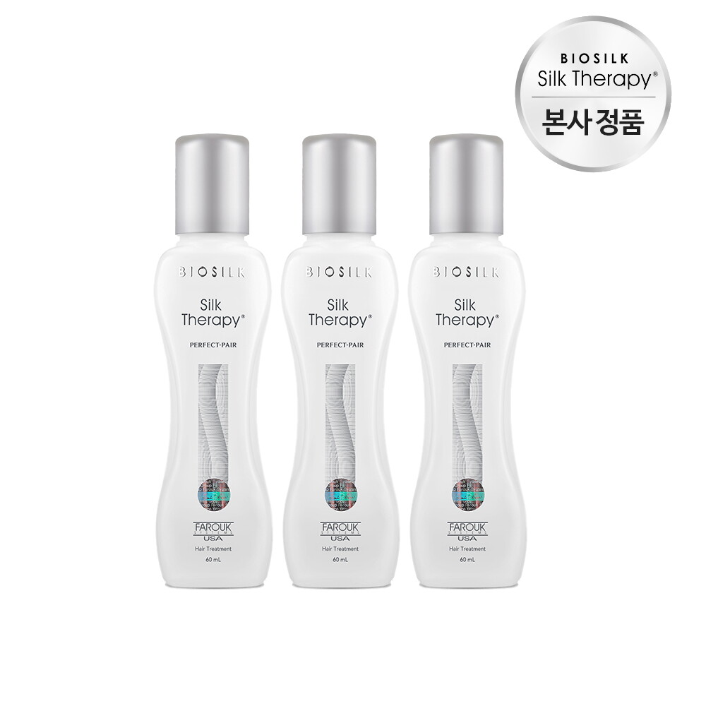 LG생활건강 실크테라피 ★역대급특가★실크테라피 퍼펙트 페어 헤어 에센스 60ml X 3개