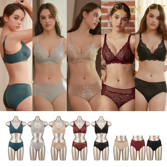 비비안 SLIMFIT One&Only 뮤즈 셀렉션 (+랜덤 브라팬티 2세트)