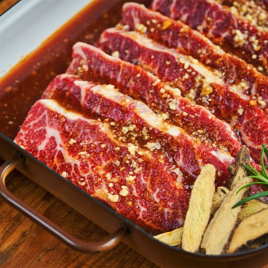 최현석 프리미엄 꽃갈비살 양념구이 300g*8팩 총2.4kg