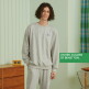[베네통][베네통]LIFE WEAR 로고 남성 셋업 2종세트 멜란지그레이 BNM4O41_T