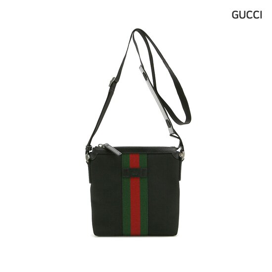 GUCCI 웹 스트라이프 캔버스 메신저백(631195 KWT7N 1060)