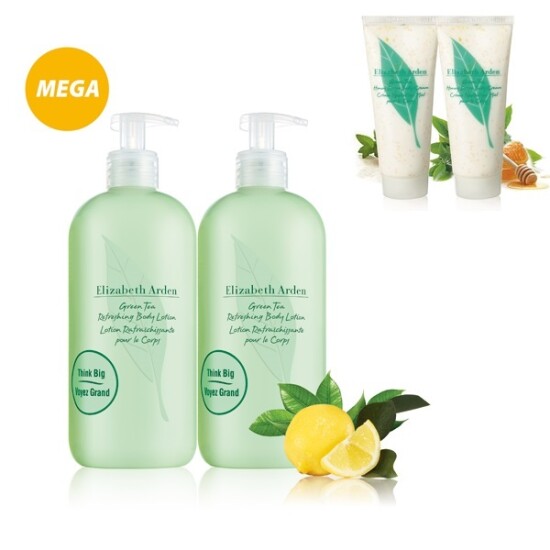 [엘리자베스아덴]그린티 바디로션 메가 500ml 듀오세트(+바디크림추가구성)