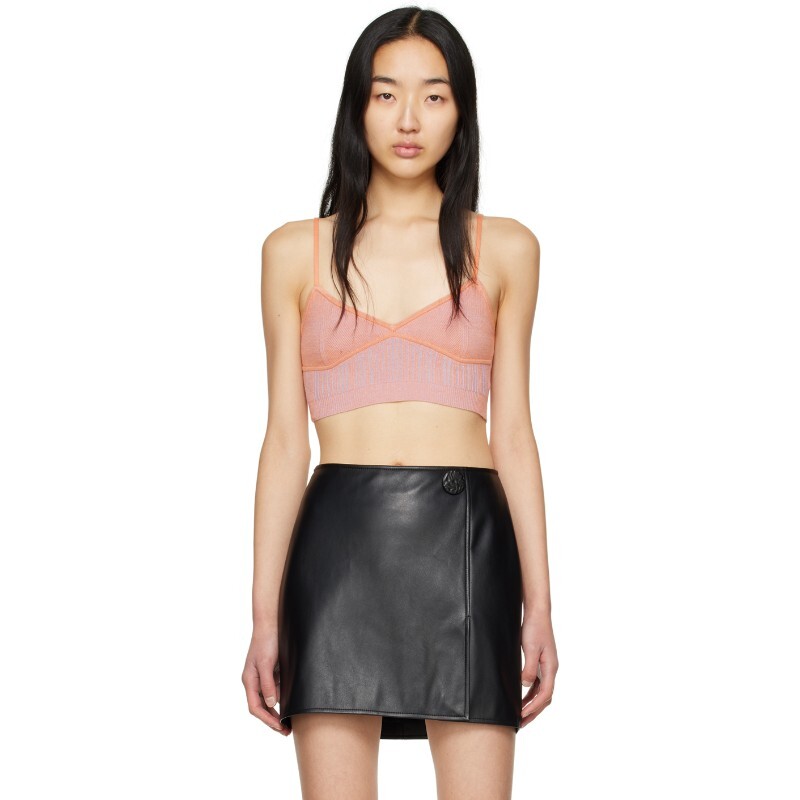 ANNA QUAN 안나 콴 안나 콴 오렌지 사스키아 브라렛 탑 231542F111000