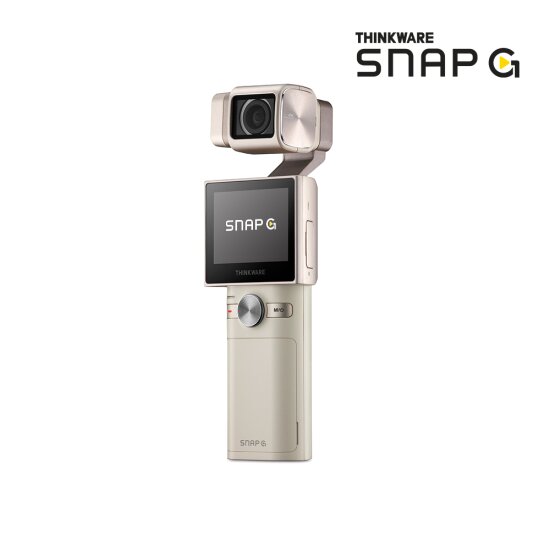 SNAP G 크리에이터 패키지 4K 짐벌 액션캠 스냅지 스냅쥐 (크림스노우 에디션)