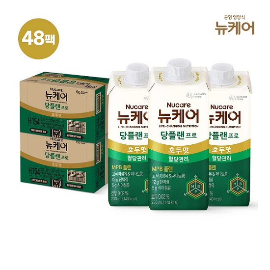 [뉴케어][48팩] 당플랜 프로 호두맛 24팩*2박스