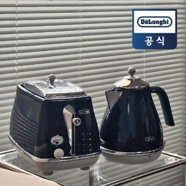 셀러허브(하프클럽) [하프클럽/셀러허브 가전]드롱기 전기포트 토스트기 세트 캐피탈 런던블루 신혼집 집들이 선물/AWS