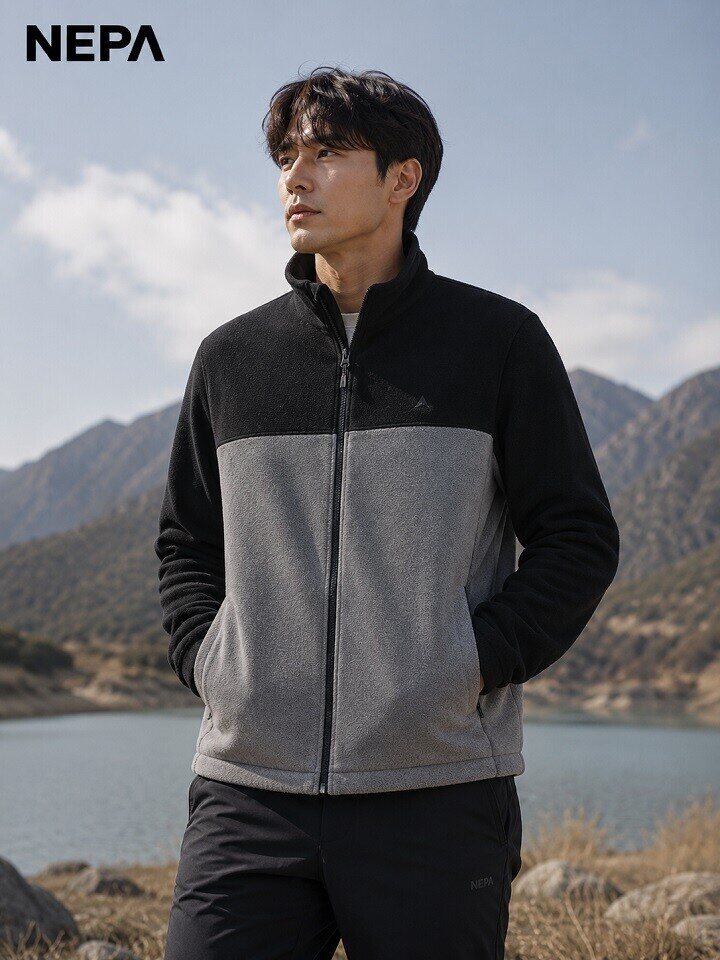 네파 [네파]겨울용 남성 페스카 플리스 블록 자켓_7M76110_BP