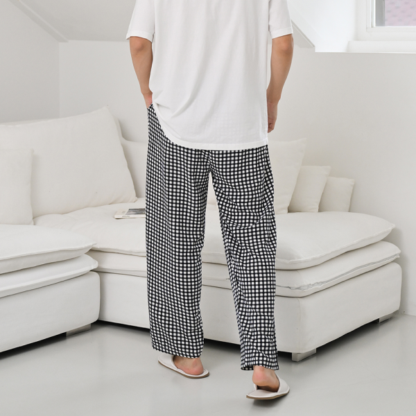 글램공감 [글램공감]팰리스 체크 남성 커플잠옷 파자마바지