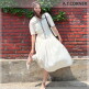 [파슨스]앳코너 마린스트라이프 플리츠 드레스 2color (AEDR3E009CR / AEDR3E009N2)