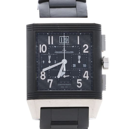예거 르꿀뜨르 예거르쿨트르 [구구스]중고명품 예거르꿀뜨르 리베르소 스쿼드라 월드타임 크로노 티타늄 시계 (Q702J67P)  (NO 10211275)