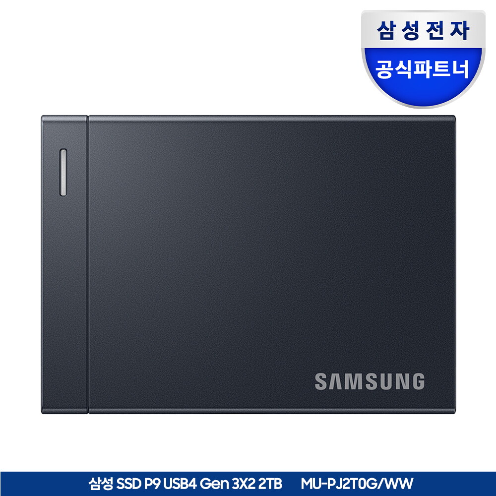 삼성전자 삼성전자 삼성전자 포터블 외장 <b>SSD</b> <b>P9</b> 2TB MU-PJ2T0G/WW