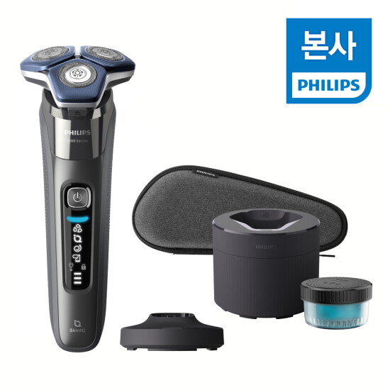 [필립스][빠른배송] 필립스 SkinIQ 7000 시리즈 전기면도기 S7887/72 다크 크롬