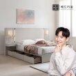 [롯데 단독][베드리움]  앰비언트 LED 호텔침대 Q + 듀얼쿠션 유로탑