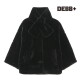 [뎁+](런칭가 99,000원)(24FW) 호리젠탈 FAUX 밍크 자켓+머플러 SET