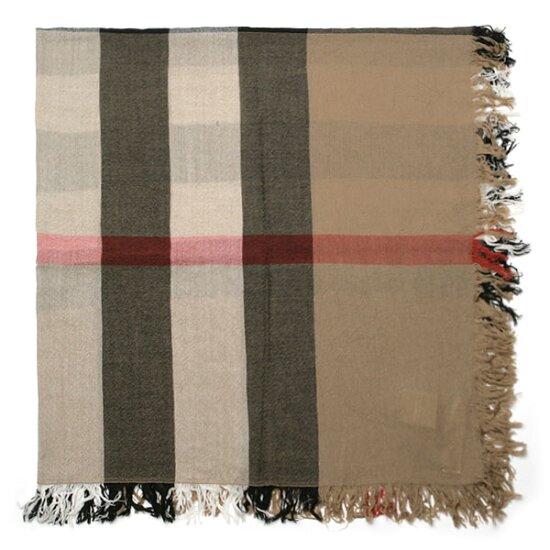 BURBERRY 스퀘어 울 숄 (3841403 1/3843960 1/4025530 1/4028371 1))