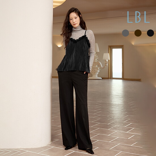 [LBL] ○26FW 컴포트 에센셜 팬츠+벨트 SET