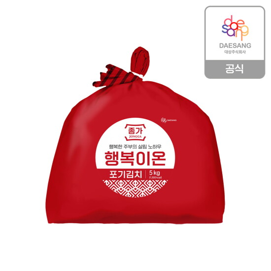 [종가]행복이온 포기김치 5kg