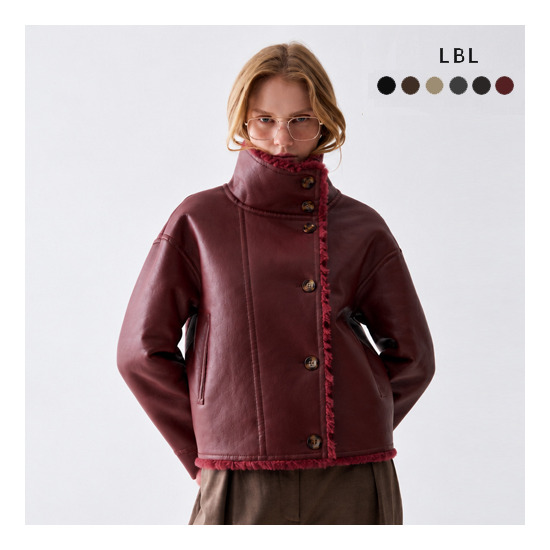 [LBL] [상시가 199,000원]26FW 호주산 양모100 FAUX 무스탕 자켓