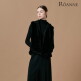 [로안][정가 199,000원] 로안 니트 후드 에코 퍼 베스트