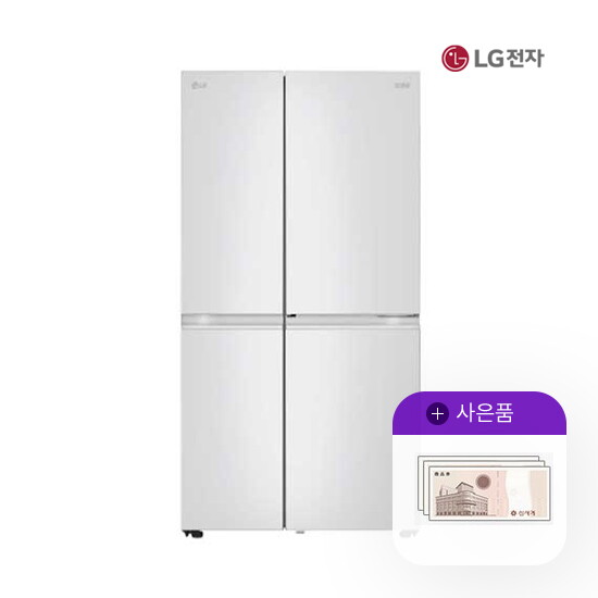 LG전자 [렌탈]LG전자 렌탈 LG 양문형냉장고 엘지 매직스페이스 832리터 화이트 S834W30V 월41500원 5년약정/60개월 의무사용