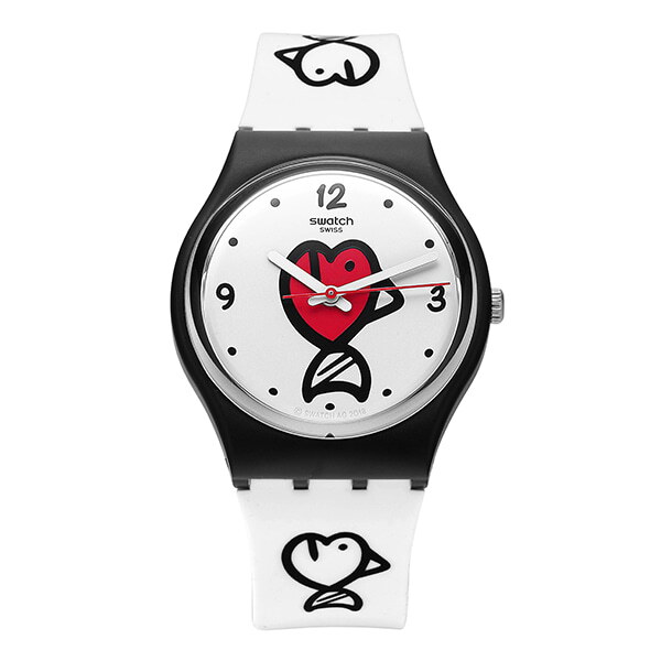 스와치 스와치 [스와치] GB321 I LOVE YOUR FOLK FISHY FISHY 공용 우레탄시계