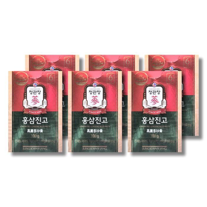 셀러허브 식품 정관장 홍삼진고 100g 6박스 + 쇼핑백 /wb