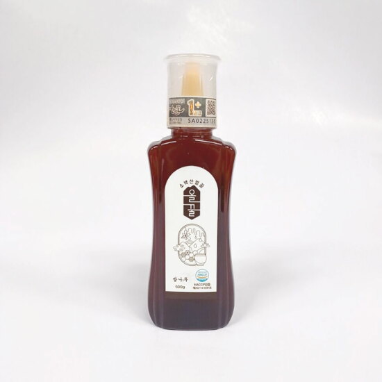 [알뜰총각][알뜰총각][500g] 영주 산지직송 소백산올꿀 100% 천연 밤나무벌꿀 500g