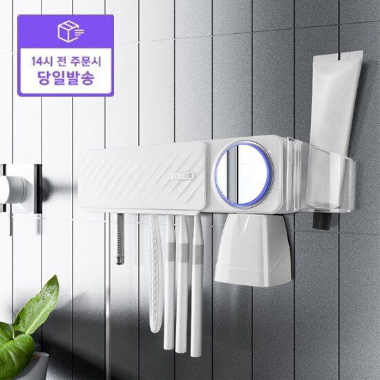 [결제시 5,000원 할인]퍼펙트케어 UV 히팅건조 듀얼 칫솔살균기(화이트)