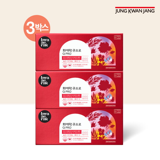 [정관장]○[3박스] 화애락 큐 프로 (700mg x 84정 x 3박스)