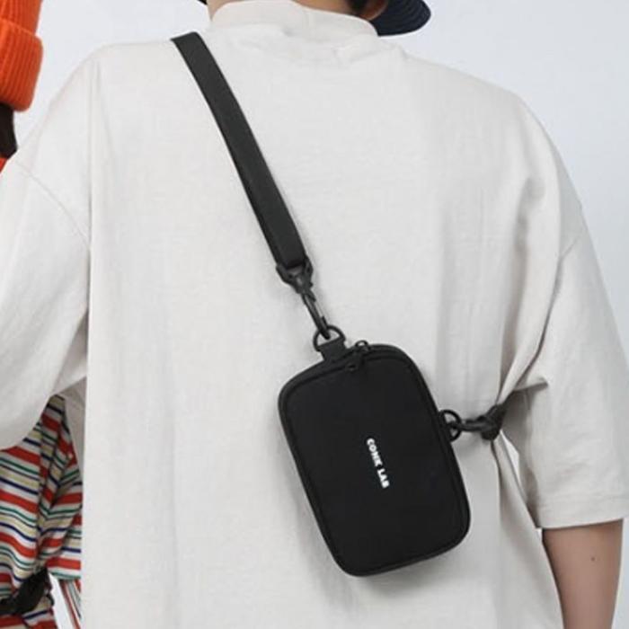 모으다 10대 작모던은 바디백 데일리 메신저백 검정 가방