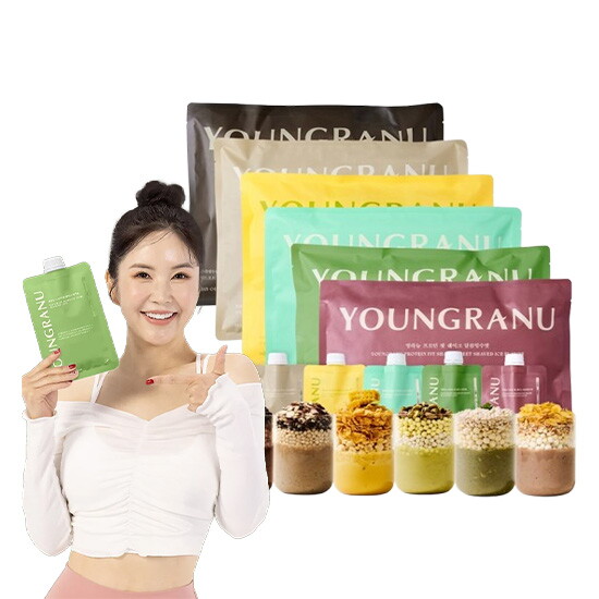 (주)알피바이오 [영라뉴프로틴 쉐이크]코코아/옥수수/흑임자/ 쑥라떼/ 달콤빙수 맛 PICK ★