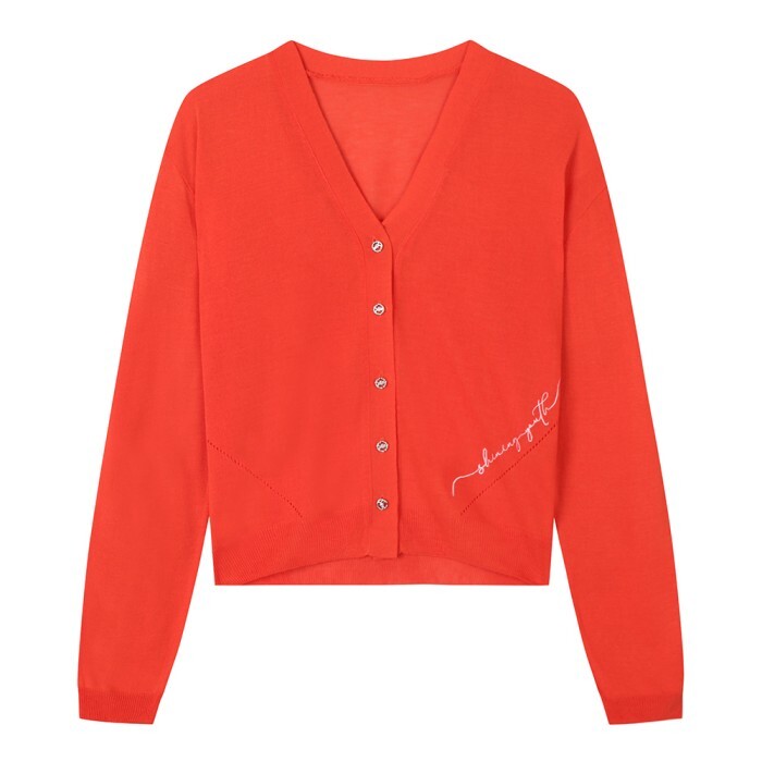 ㈜신원 SI 자수 디테일 니트 가디건 (SICCE2974)