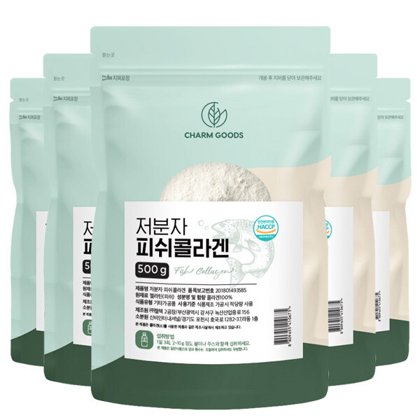 참굿즈 저분자 피쉬콜라겐 분말 500g 5팩