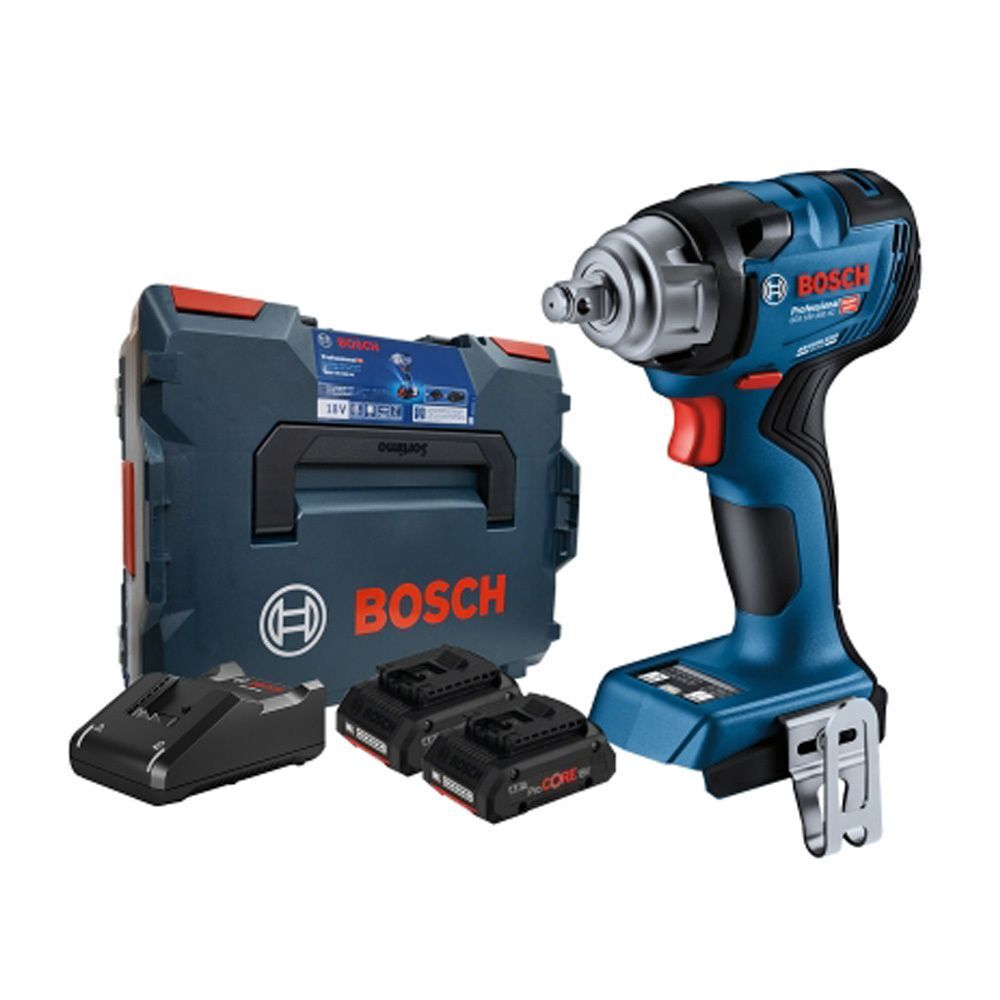 에이치플러스몰 BL모터 18V 4.0AH 충전 임팩렌치 330HC GDS18V 보쉬