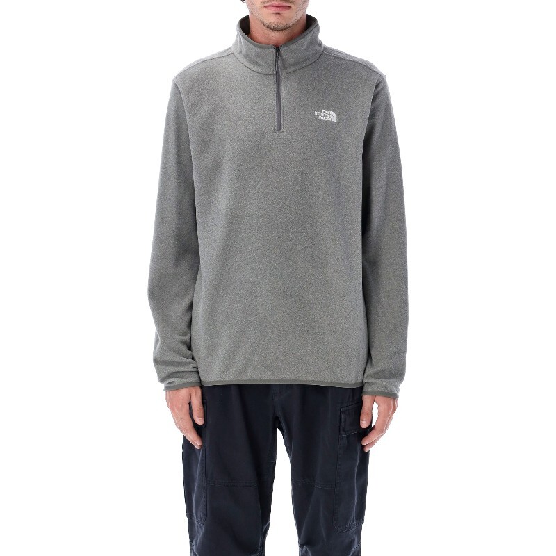 THE NORTH FACE 노스페이스 노스페이스 로고 자수 글레이셔 1/4 집업 플리스 스웨트셔츠 NF0A8D0Q CQI