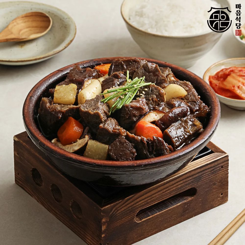 (주)다담 소노정 [마음식당] 국내산 뼈없는 소갈비찜 500g x 3팩, 실온보관 순살갈비