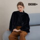 [뎁+]○(런칭가 99,000원)24FW 호리젠탈 FAUX 밍크 자켓+머플러 SET