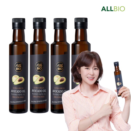 [올바이오.][4병] 올바이오 엑스트라버진 아보카도오일 (250ml x 4병)