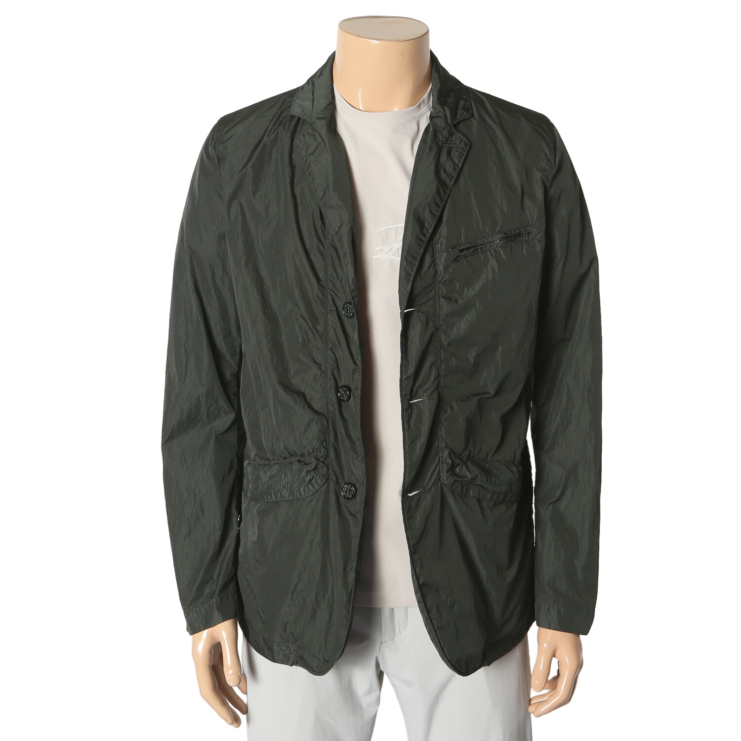 상세참조 빨질레리 (한정특가) S/S 이탈리아 수입 캐주얼 카키 바람막이 자켓점퍼 Peden PNABBU93A2