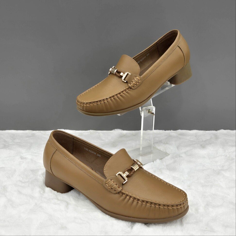 미셸 탠디 (패플) [탠디]여성 링클 디테일 로퍼 X2HT32GD14 CAMEL 4SD JJ