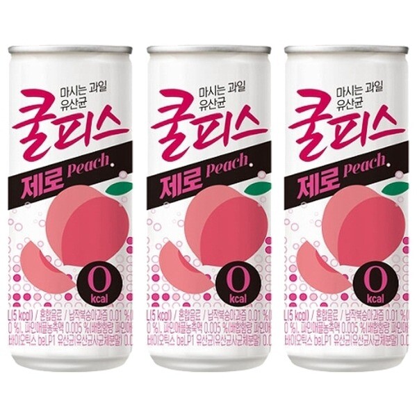 동원에프앤비 [동원에프앤비]동원 쿨피스 제로 복숭아 230ml x 60캔 (30캔 2박스)_19397778_634476