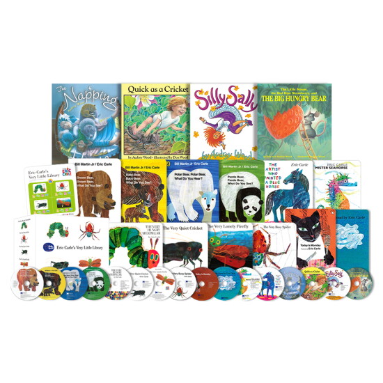 [제이와이북스]노부영 에릭칼 보드북 12종 + 노부영 돈&오드리우드 보드북 4종(CD 포함 16종)